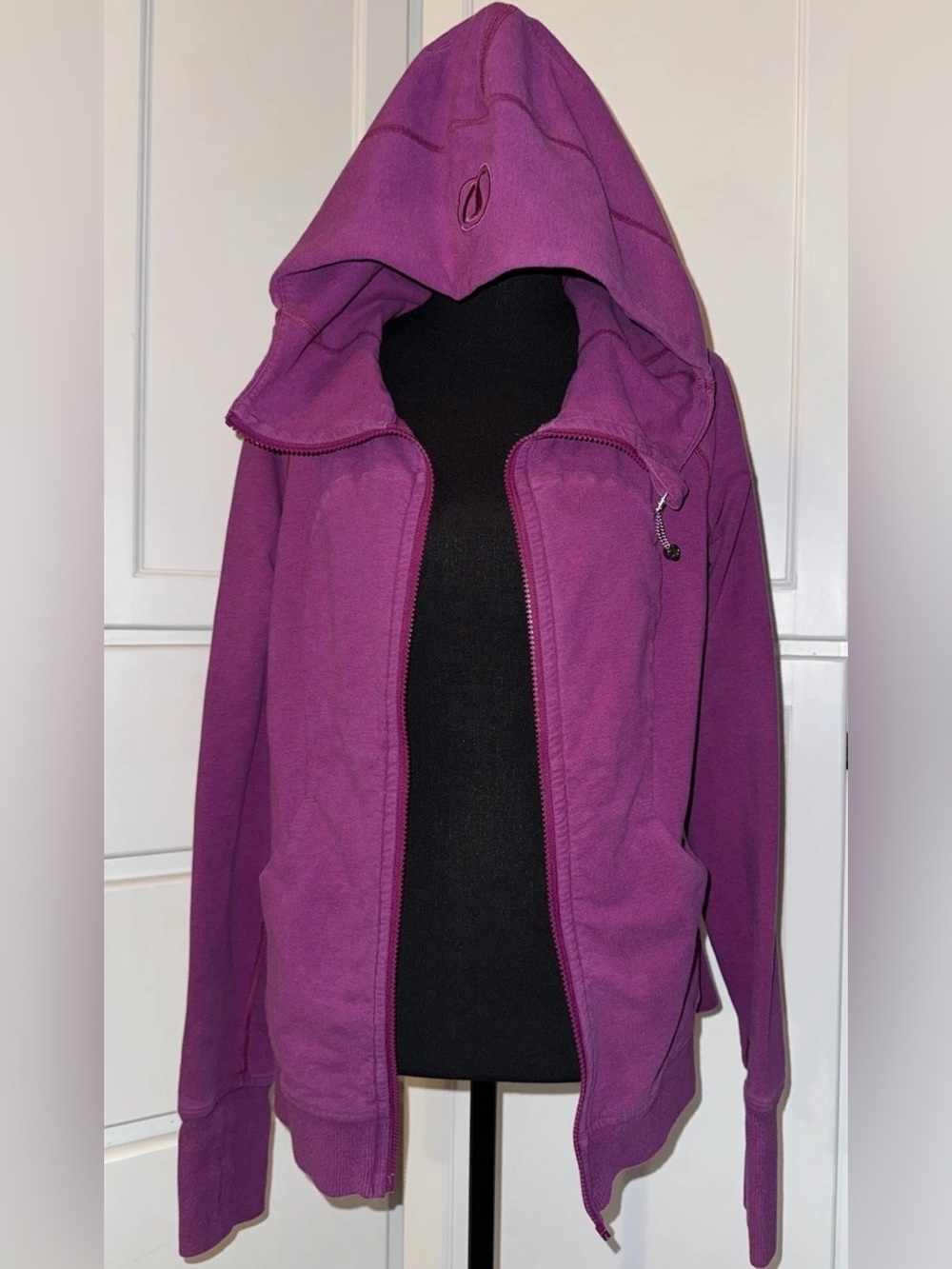 lululemon athletica Purple Zip-Up Hooded Scuba hoodie